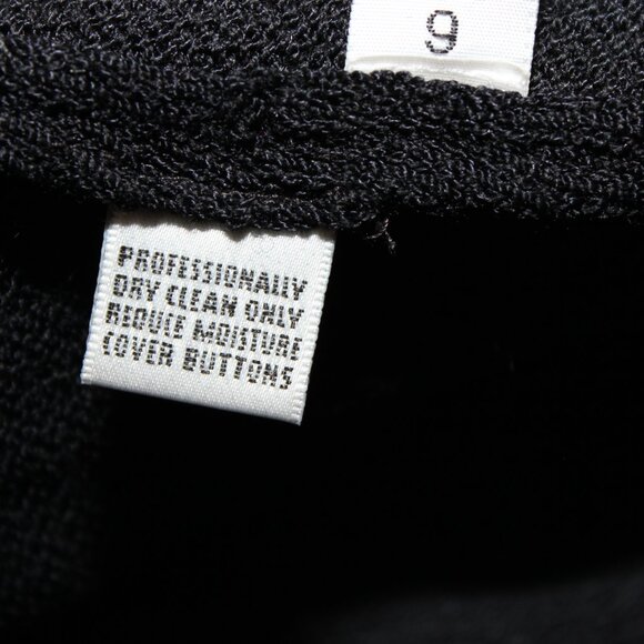 St. John Collection Womens Zip Santana Knit Sweater Jacket Blazer Black Size 6 - Picture 6 of 9